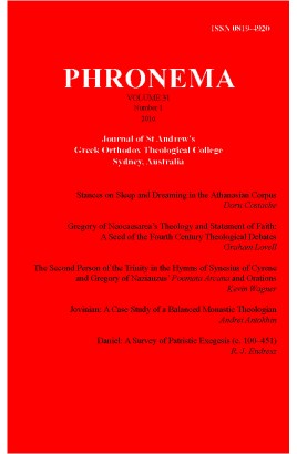 Phronema Volume 31, Number 1, 2016